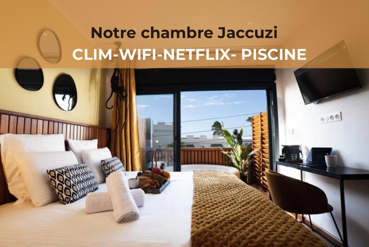 סיינט דניס Maison Le Patio Jacuzzi מראה חיצוני תמונה